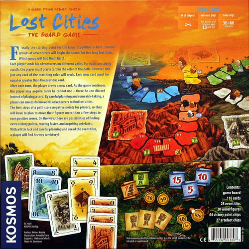 Lost Cities: The Boardgame (RGG Edition)