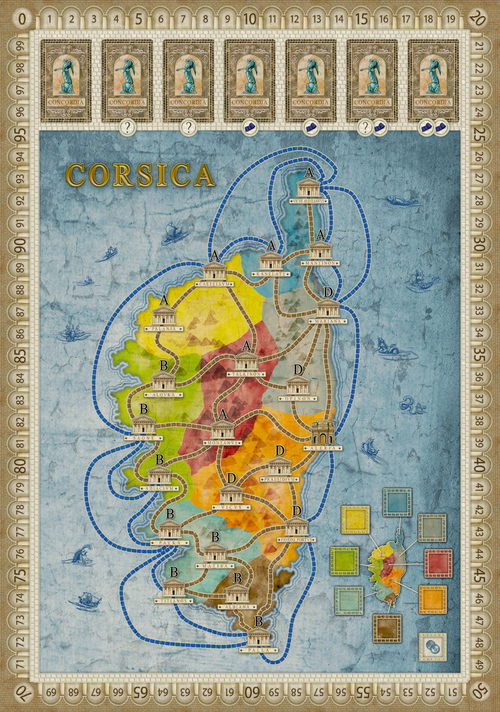 Concordia Maps #2: Gallia & Corsica