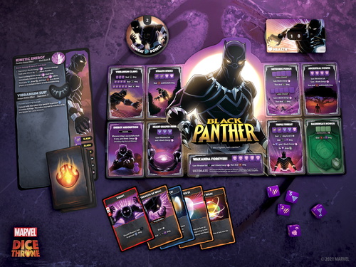 Dice Throne Marvel 2-Hero Box (Captain Marvel vs Black Panther)