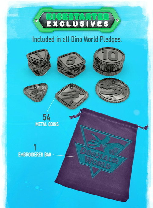Dinosaur World: Metal Coins