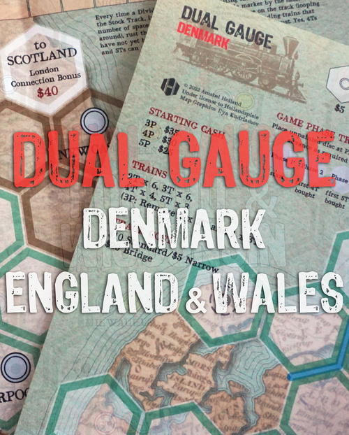 Dual Gauge XP2: Denmark and England & Wales Maps