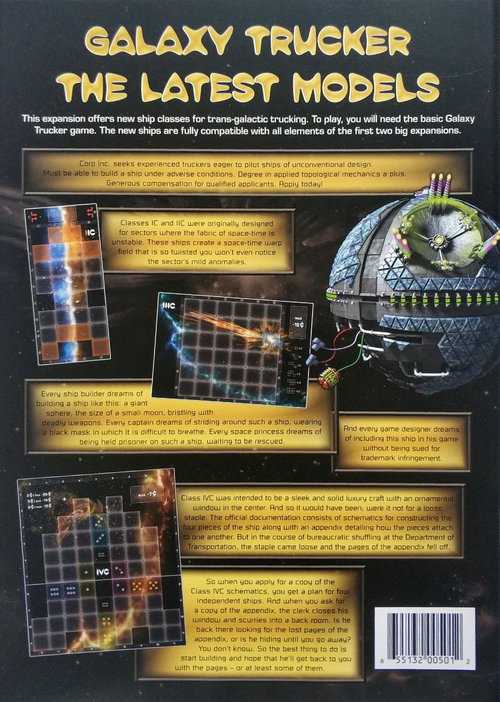 Galaxy Trucker: Latest Models