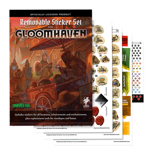 Gloomhaven: Removable Sticker Set