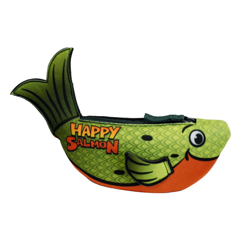 Happy Salmon (Green Fish)