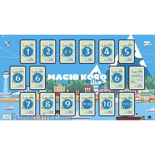 Machi Koro Deluxe Game Mat