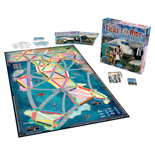 Ticket to Ride Maps 7: Japan & Italy