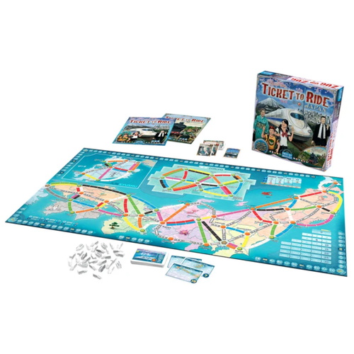 Ticket to Ride Maps 7: Japan & Italy