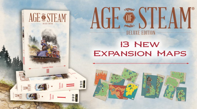 AGE OF STEAM DELUXE ED. – JOGO DE TABULEIRO