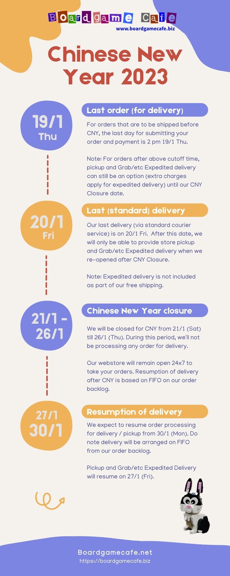 Chinese New Year 2023 - Holiday Notice